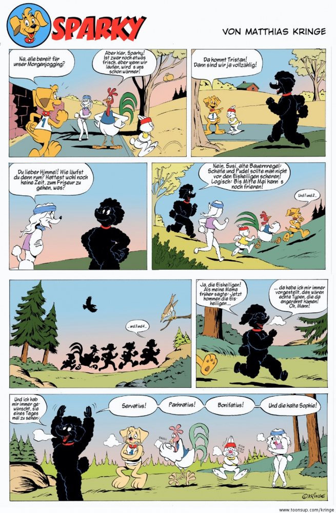 Comic: Sparky: Waldlauf 1