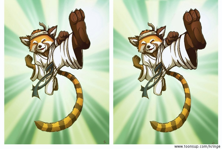 Illustration: Taekpanda 3-D 1