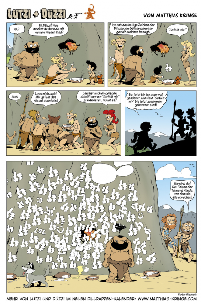 Comic: Lützi und Düzzi: LIKE! 1