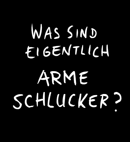 Cartoon: Arme Schlucker 1