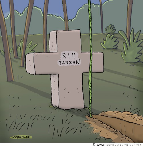 Cartoon: Tarzans Tod 1
