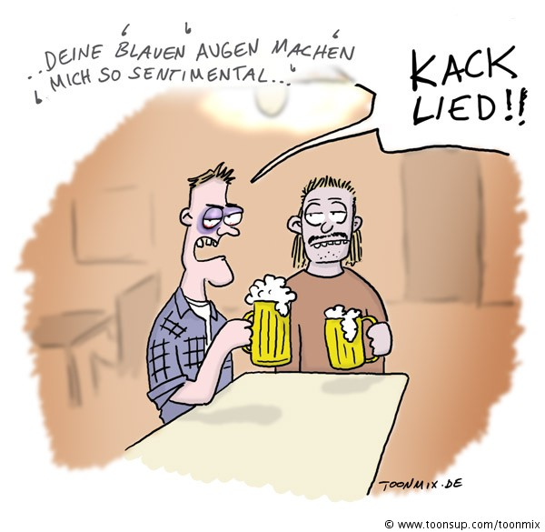 Cartoon: Blaue Augen 1