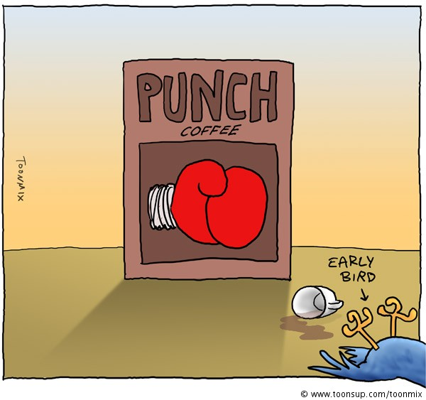 Cartoon: New Coffee Label 1