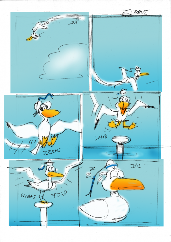 Comic: Johnny Möwe Test 2