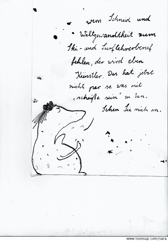 Cartoon: künstler 1