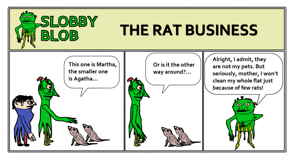 Cartoon: Slobby Blob - The Rat Business 1