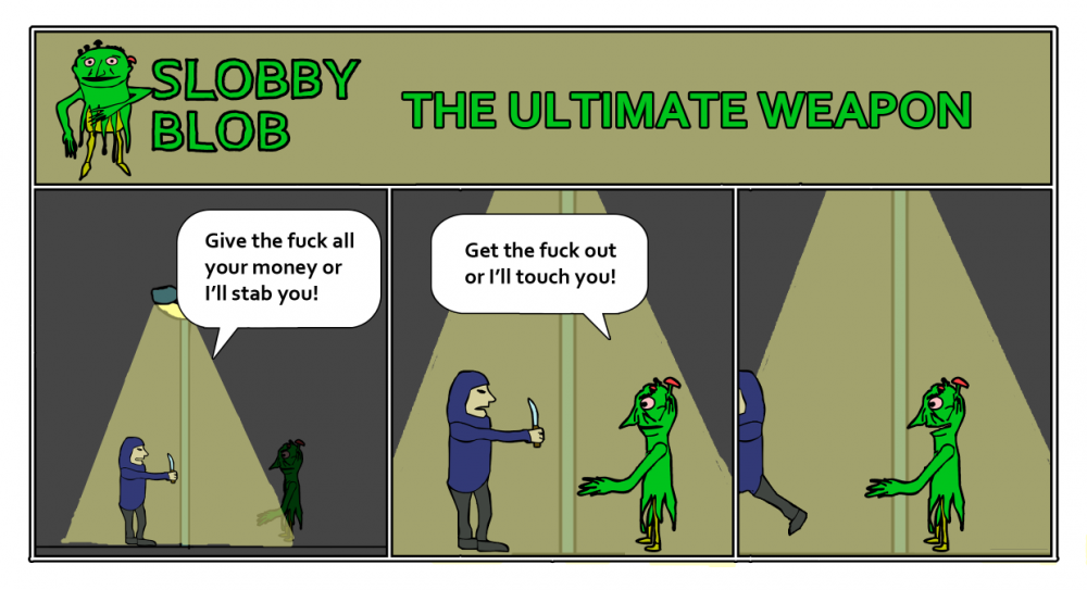 Cartoon: Slobby Blob - The Ultimate Weapon 1