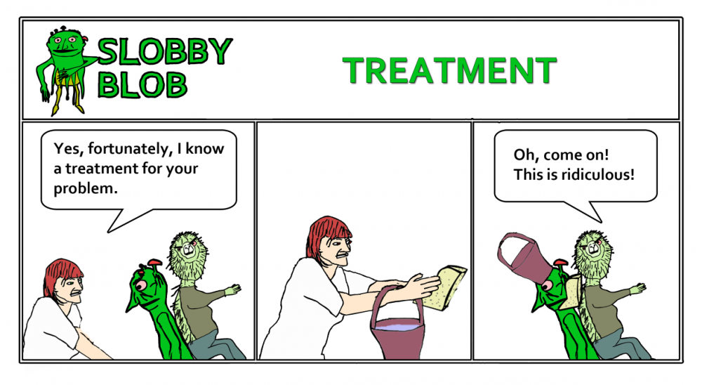 Cartoon: Slobby Blob - Treatment 1
