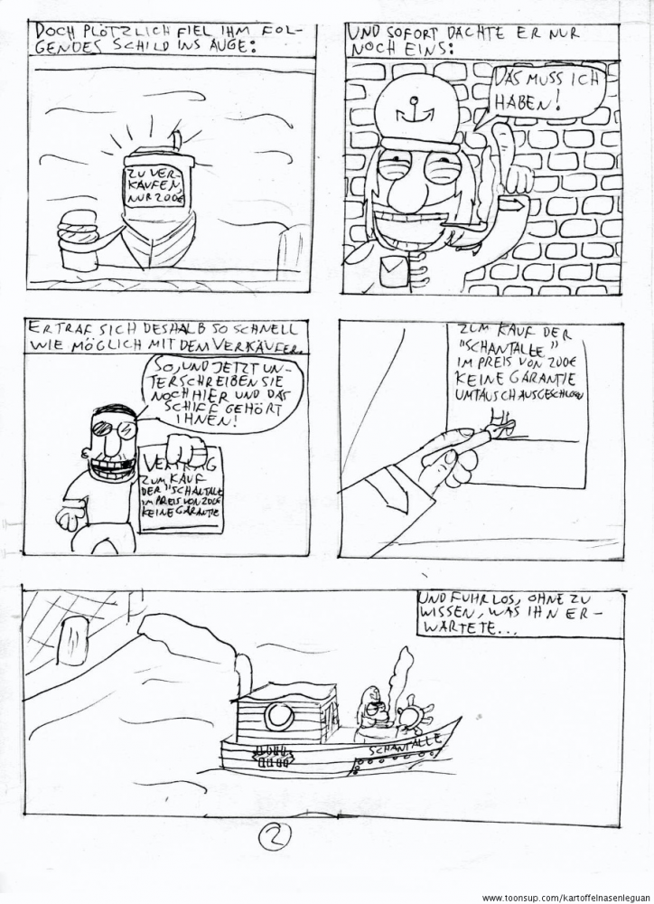 Comic: Kapitän Humbug sticht in See - Part 1 2
