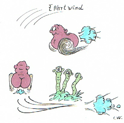 Cartoon: Fahrtwind 1