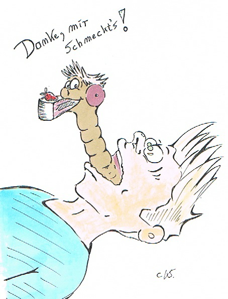 Cartoon: Danke, mir schmeckt's! 1