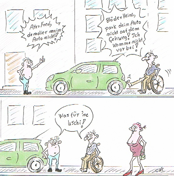 Cartoon: Heini,Uschi&Fred I 1