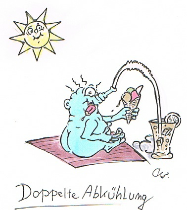 Cartoon: Doppelte Abkühlung 1