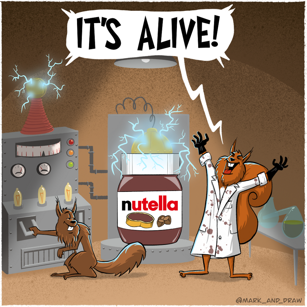 Cartoon: Frankensquirrel 1