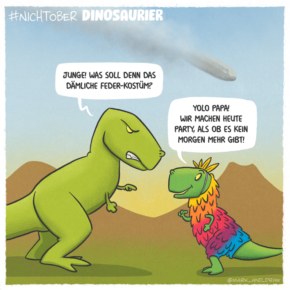 Cartoon: Dinosaurier 1