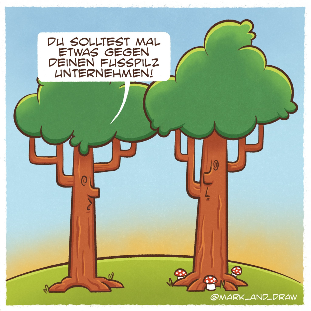 Cartoon: Fußpilz 1