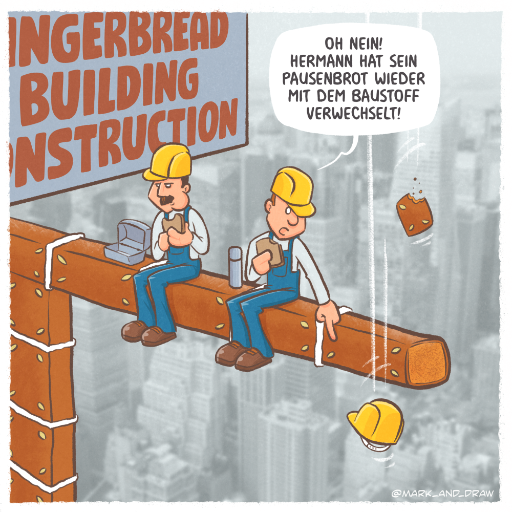 Cartoon: Lebkuchenhochhaus 1
