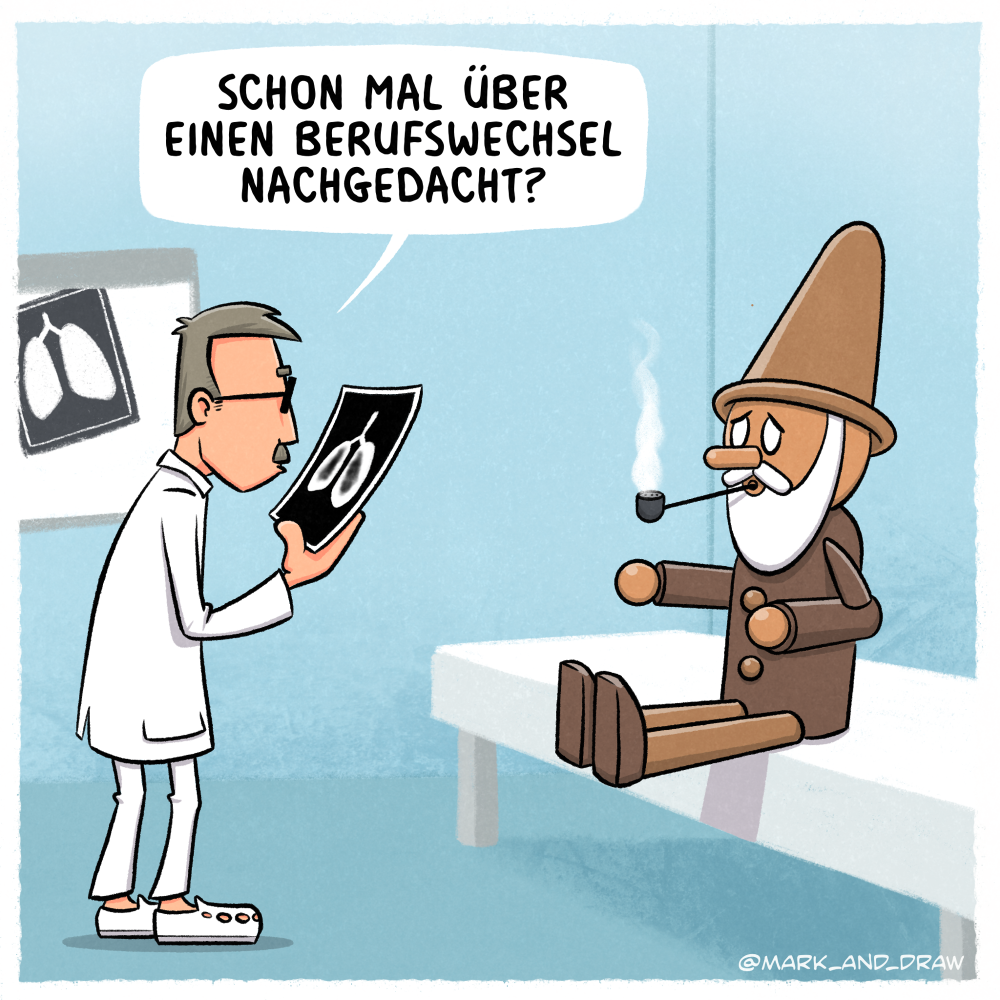 Cartoon: Räuchermännchen 1