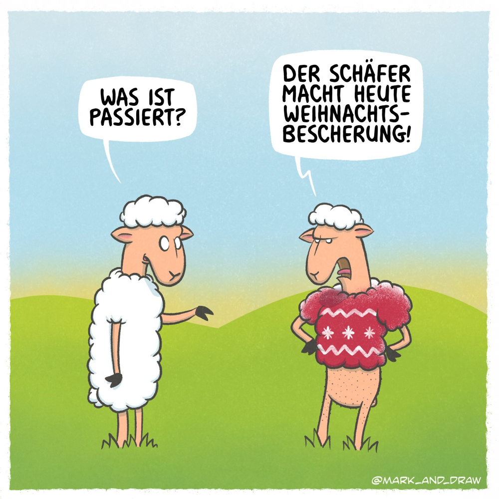 Cartoon: Bescherung 1
