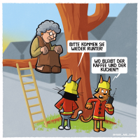Katzen Oma
