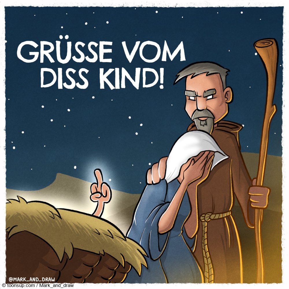 Cartoon: Diss Kind 1