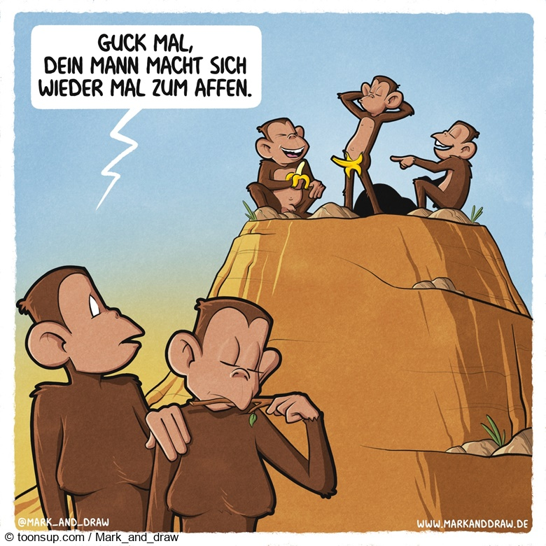 Cartoon: Affenbande 1