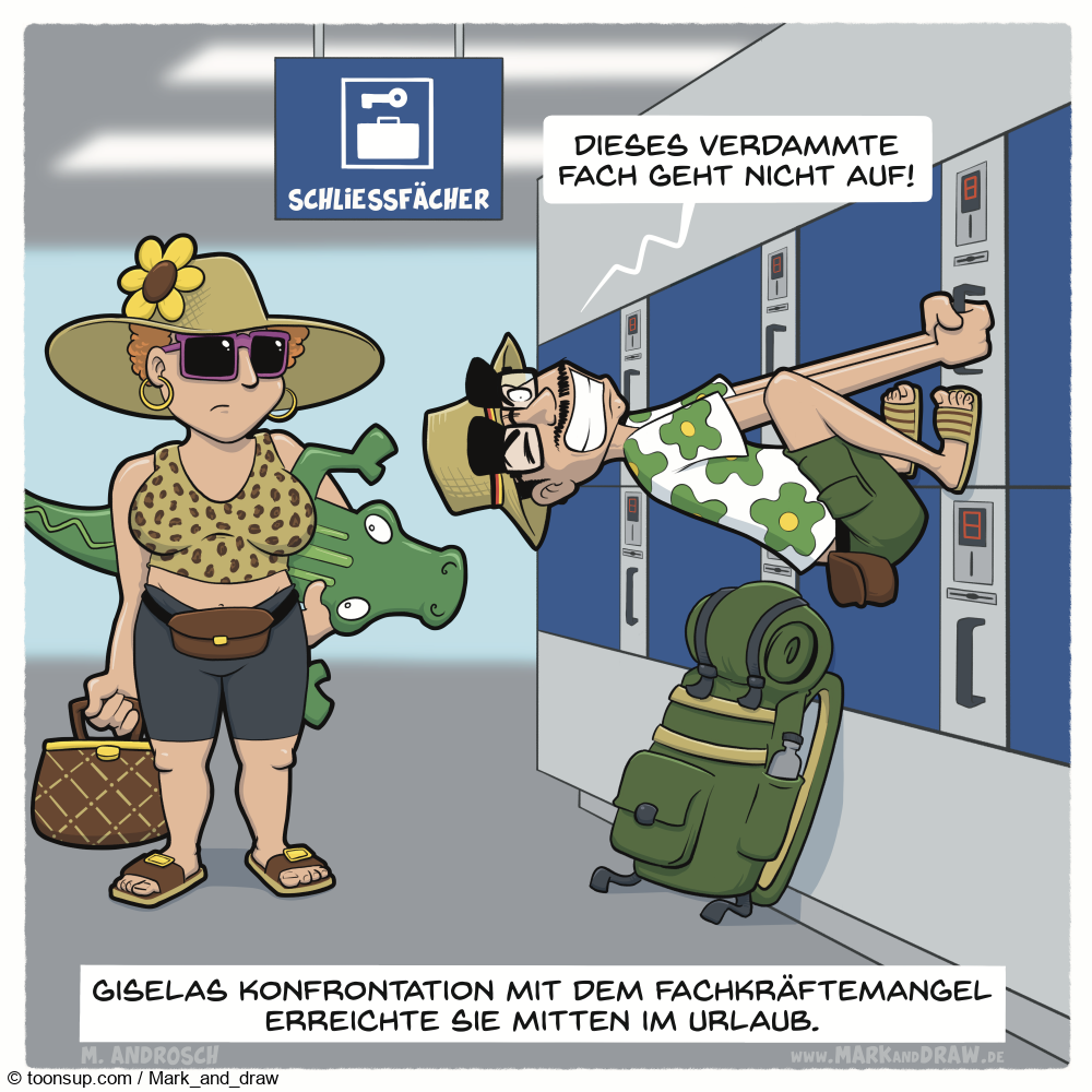 Cartoon: Fachkräftemangel 1
