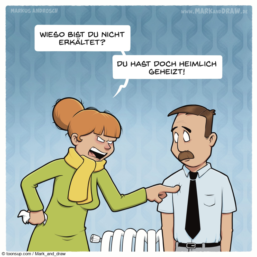 Cartoon: Heimlich geheizt 1