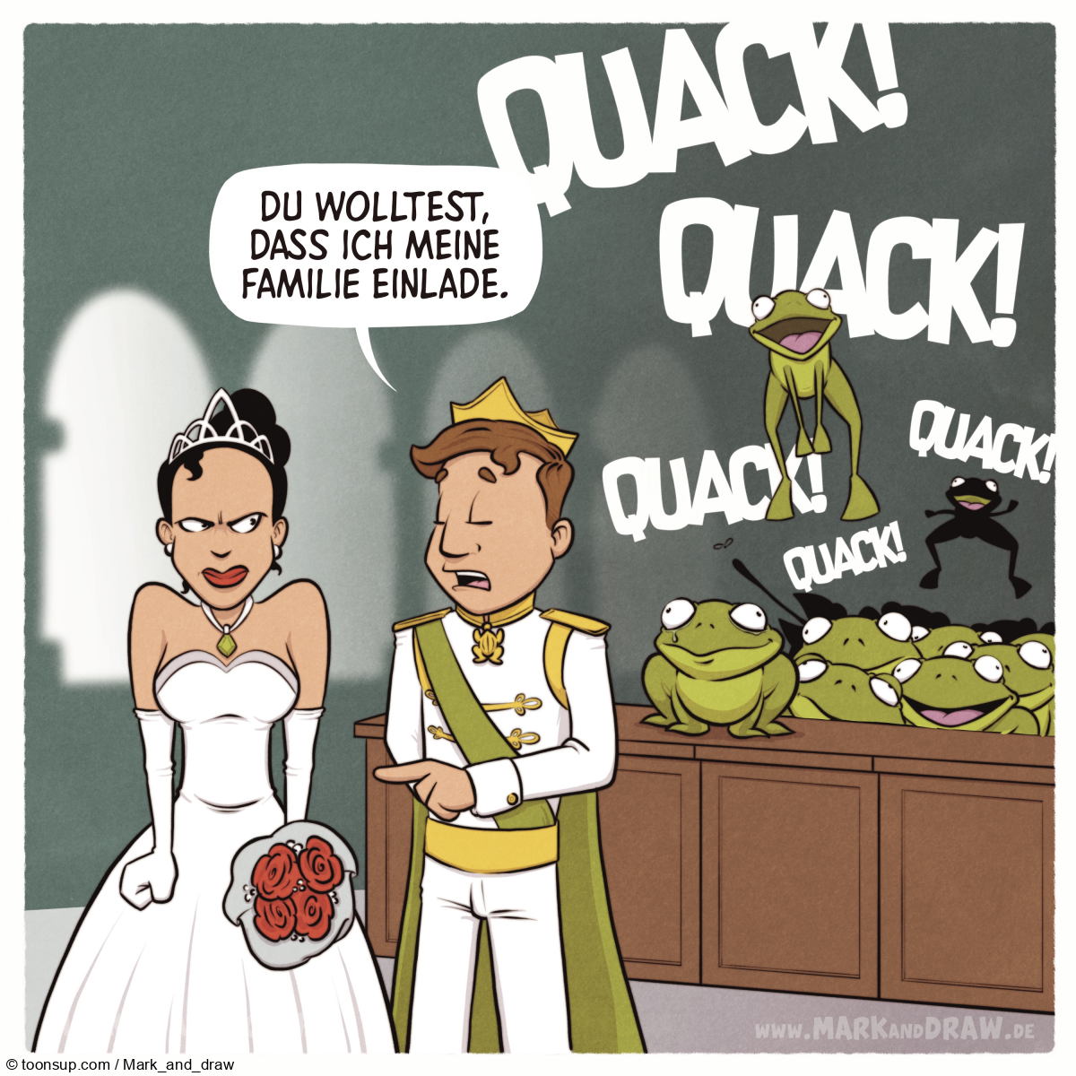 Cartoon: Froschkönig 1