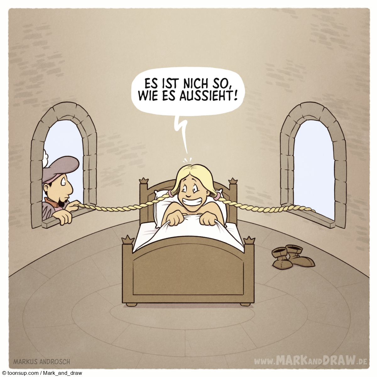 Cartoon: Rapunzel 1