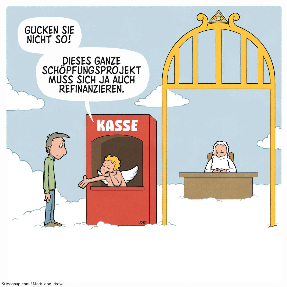 Cartoon: Himmelstor 1