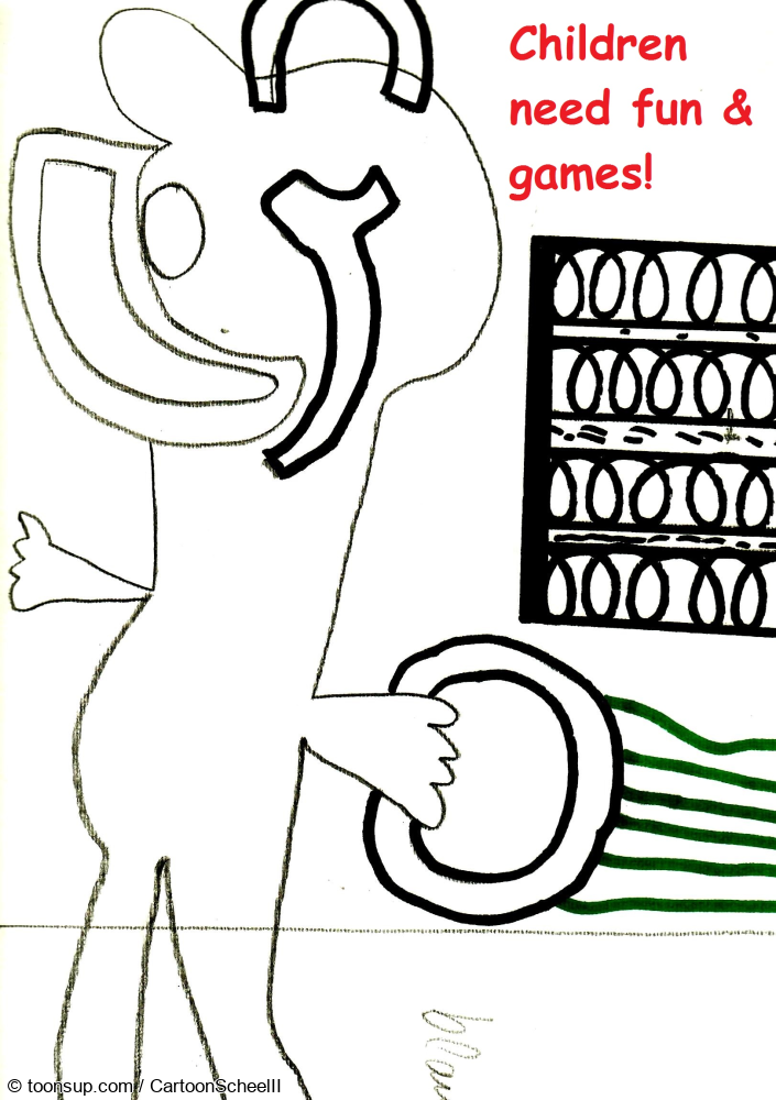 Comic: Children need fun & games! Kinder brauchen Spiel & Spaß! 1