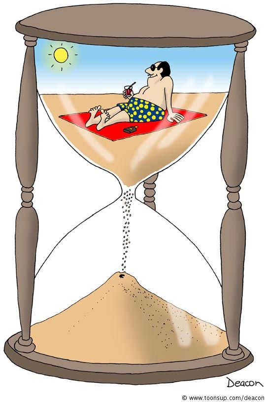 Cartoon: sandglass 1