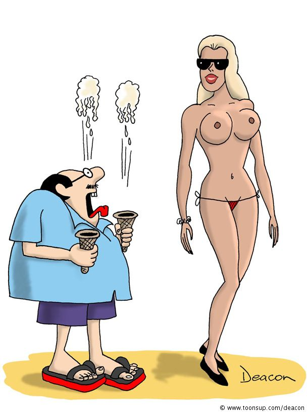 Cartoon: Hot Blonde 1