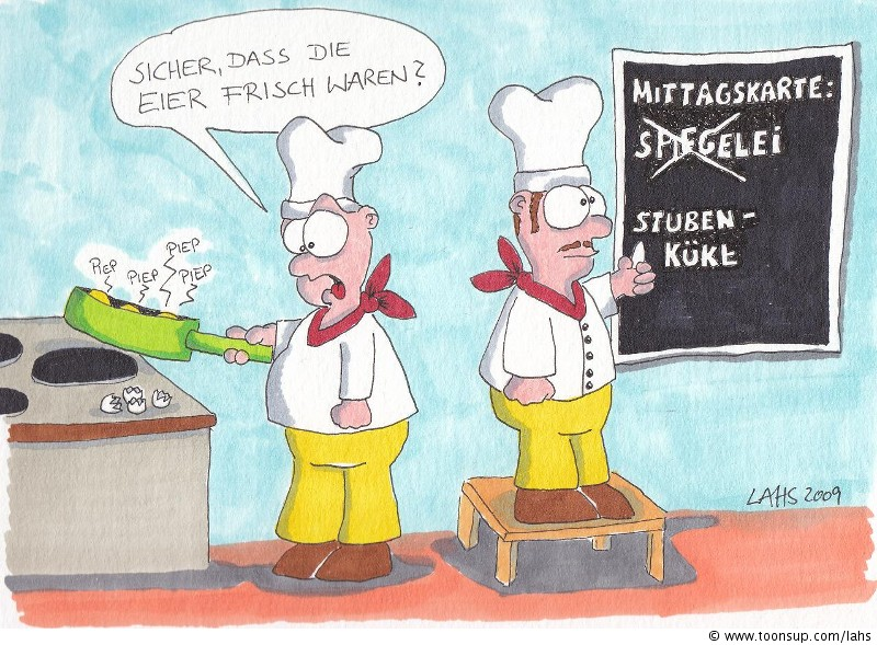 Cartoon: Stubenküken 1