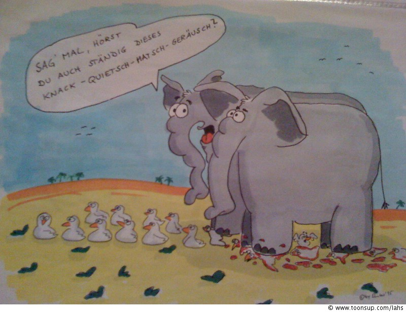 Cartoon: Knack-Quietsch-Matsch 1