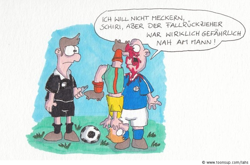 Cartoon: Fallrückzieher 1
