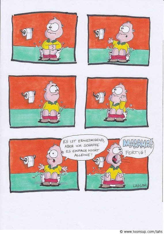 Cartoon: Fertig! 1