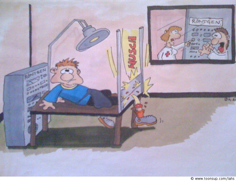 Cartoon: Röntgen 1