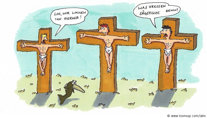 Cartoon: Sägefisch 1