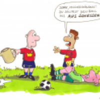 Schwerhörige Fußballer