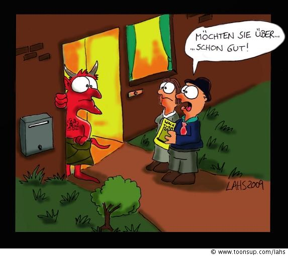 Cartoon: Besuch 1