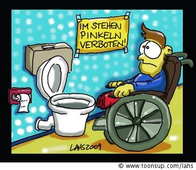 Cartoon: Stehpinkler 1