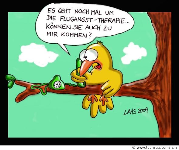 Cartoon: Flugangst 1