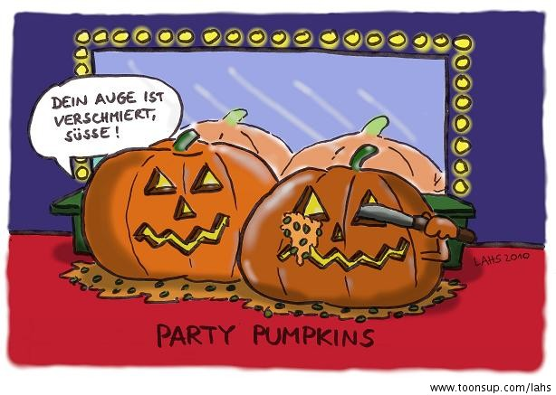 Cartoon: Party Pumpkins 1