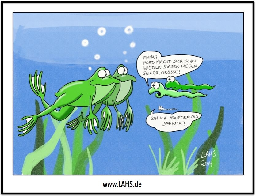 Cartoon: Adoptiertes Sperma 1