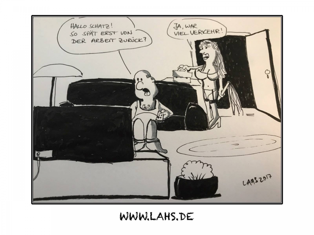 Cartoon: Viel Verkehr 1