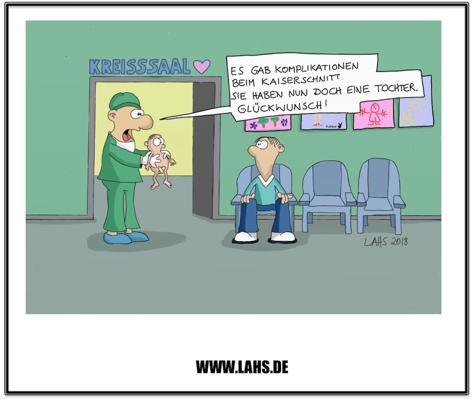 Cartoon: Kaiserschnitt 1