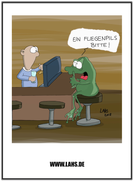 Cartoon: Fliegenpils 1