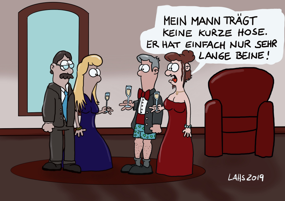 Cartoon: Lange Beine 1